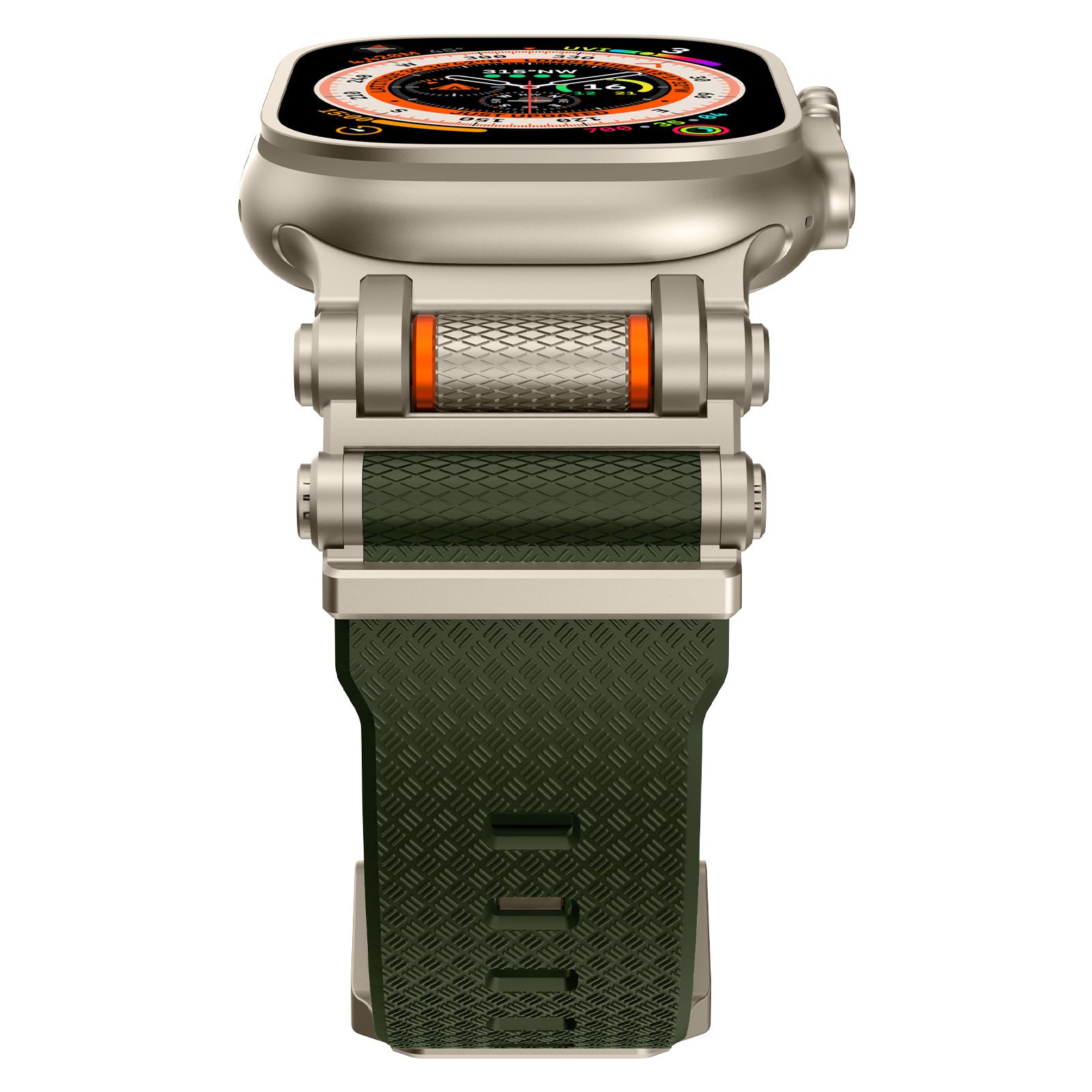 Applicable Apple Watch Band Samsung Ultra Band Carbon Fiber Silicone Band Steel Destiny Gear